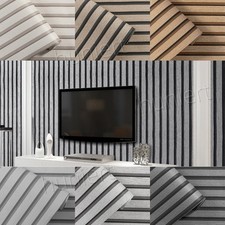3D Wooden Slat Panelling