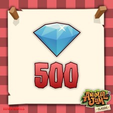 Animal Jam Classic 500 Diamonds | AJC only | READ DESCRIPTION BEFORE PURCHASE