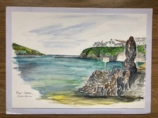 Watercolour Painting Of Port