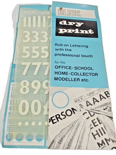 Blick dry print rub - blick,