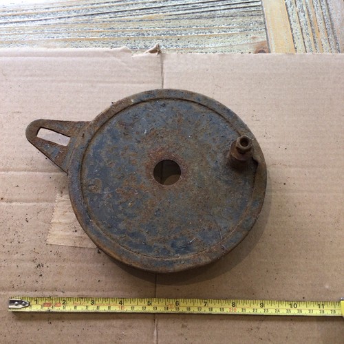 Vintage motorcycle brake plate - brake,