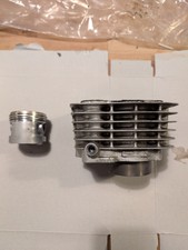 HONDA Genuine Used XR100R engine cylinder + Piston HE03-2100*** Good Condition