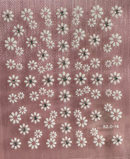 3D Nail Art White Flower