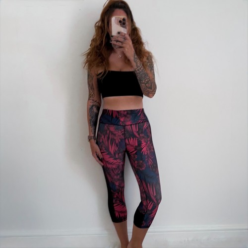 Ladies floral cropped leggings - ladies,