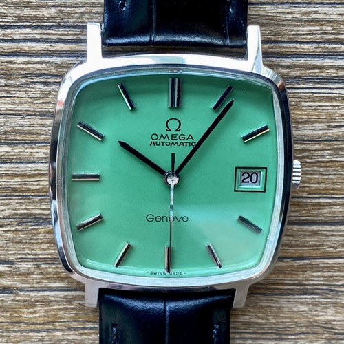 Green 1970s omega geneve - omega,