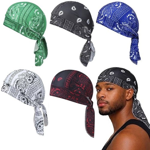 Paisley cooling headscarf cap - headscarf,