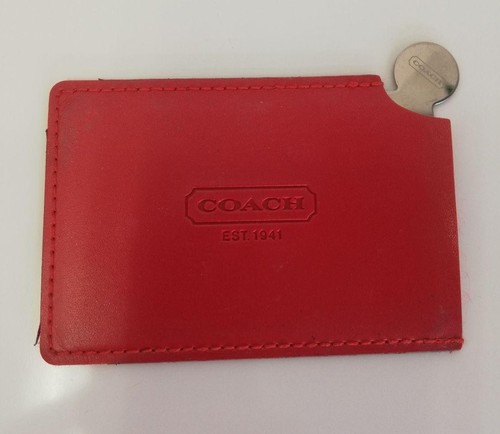 Coach red card case - card, with