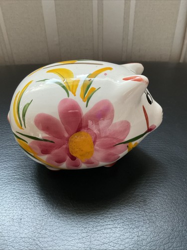 Vintage ceramic piggy bank - ceramic,