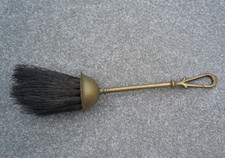 Vintage Fireside Brass Brush 11.5inch long
