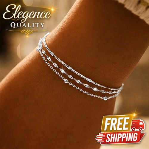 925 sterling silver anklet for - 925,