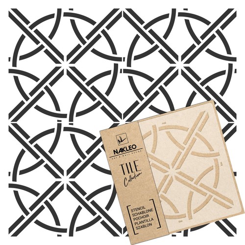 Reusable plastic tile stencil - plastic,