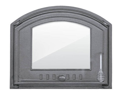 Cast iron pizza - door, with