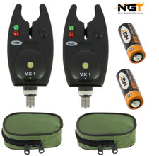 2x NGT VX1 Bite Alarms with