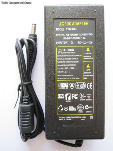 24v dc adaptor power - 2.3a, ac-dc