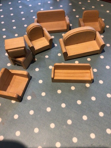 Dolls house furniture chunky - furniture,