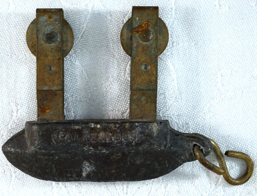 Antique lead brass trolley - antique, &