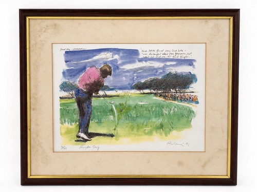 Harold riley signed ryder - harold,