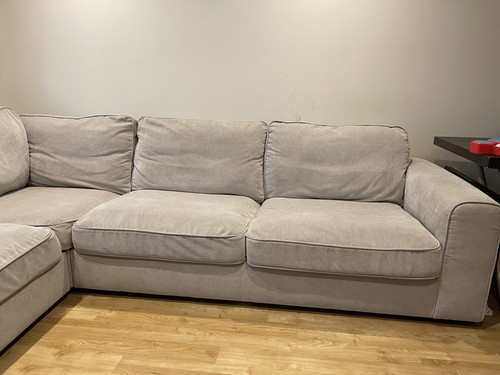 Large shaped sofa - l,