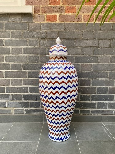 Porcelain ginger jar - jar, de