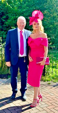 Hot Pink Kevan Jon Boo Bow