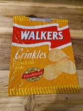 Rare Vintage Walkers Crisp Packet (Empty) 1995 Crinkles Cheese & Ham Limited Edt