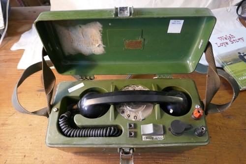 Military field telephone - field,