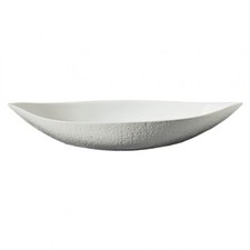 Raynaud Limoges Porcelain White Mineral Deep Dish 58cm