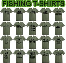 Fishing T-Shirt Gifts for Men- Fisherman Clothing Koi Dad Fathers Day Carp Tee