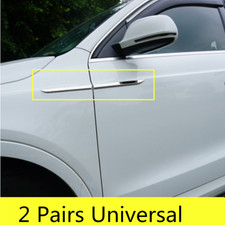 4Pcs Chrome Car SUV Front Side