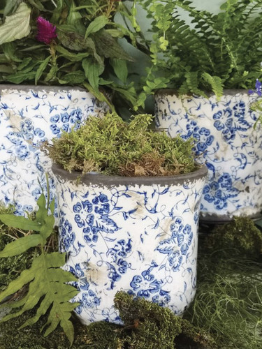 White pot flower rustic - white, pot,