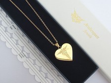 Ladies gold heart sos - heart,