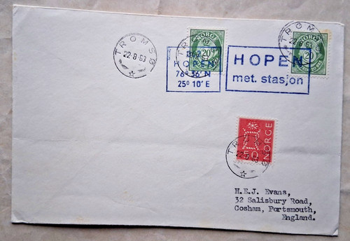 Norway 1963 tromso cover with - norway,