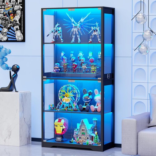Display cabinets with glass - with,