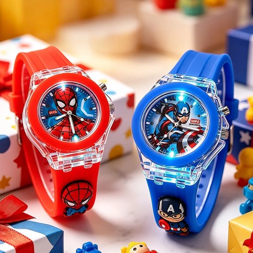 Spiderman watch light - spiderman,