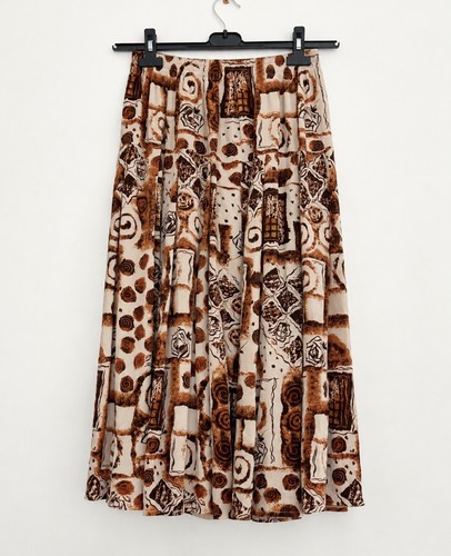 Kamy brown cream abstract - cream,