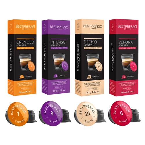 Coffee capsules pods - coffee, 80