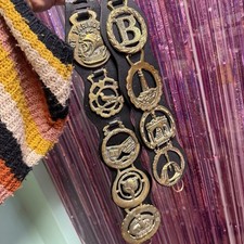 Set Of Vintage Horse Brasses