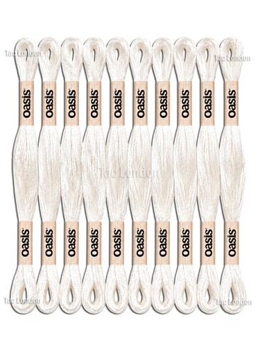 New large skeins white - 6, hand