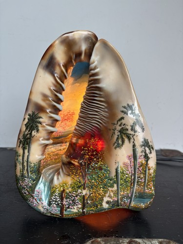 Vintage conch shell light - vintage,