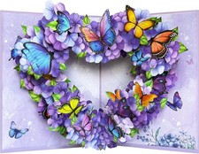 Anniversary Card Heart, Pop Up