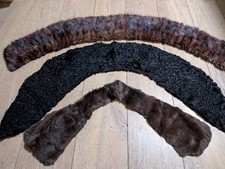 Vintage Fur Coat Set with 3