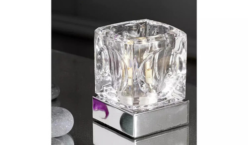 Argos home cuba glass - argos, chrome