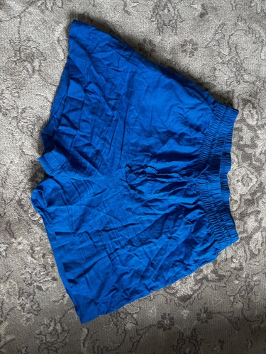Blue linen shorts - for, women