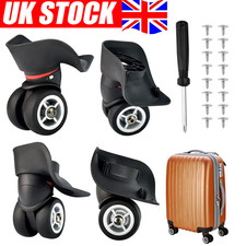 4 Pcs Replacement Luggage Wheel 360 Spare Swivel Suitcase Repairment Wheels NEW