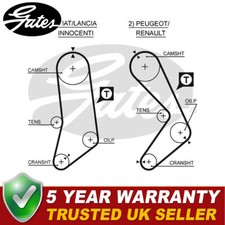 Gates Timing Cam Belt Fits Fiat X19 1978-1989 1.3 1.5 2.1 2.2 + Other Models