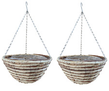 Set 2 x Hanging Baskets 12"