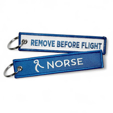 Norse Atlantic Airways RBF CREW Embroidered Keyring