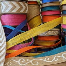 Quality Hessian Ribbon 10mm -