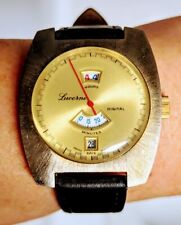 Gents 1960s Lucerne Digital Jump Hour Date EB 8800 Watch Serviced
