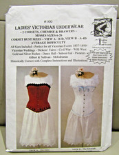 Laughing Moon Mercantile Victorian Underwear Corset Sewing Pattern. Tatty Packet